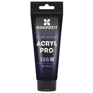 Акриловая краска Acryl PRO №388 глубоко синий, 75 мл 743910 фото