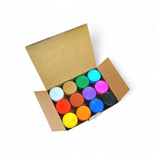 Набір акрилових фарб "7 Colours" Гамма 12 кол., 10 мл 100209 фото