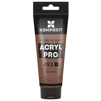 Акриловая краска Acryl PRO №493 натуральная умбра, 75 мл 743913 фото