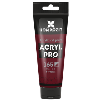Акриловая краска Acryl PRO №165 бордо, 75 мл 743918 фото