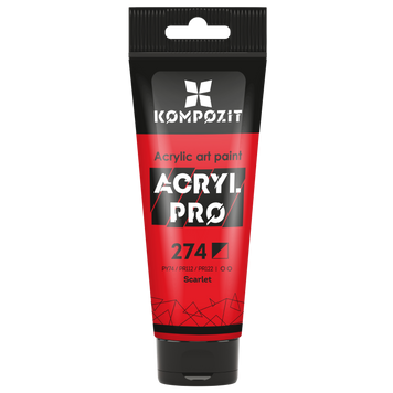 Акриловая краска Acryl PRO №274 багровый, 75 мл 743921 фото