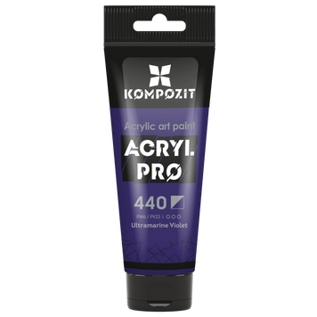 Акриловая краска Acryl PRO №440 ультрамарин фиолетовый, 75 мл 743924 фото