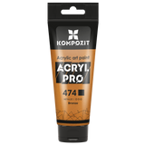 Акриловая краска Acryl PRO Metallic №474 бронза, 75 мл фото