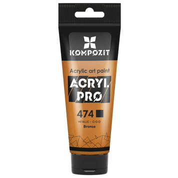 Акриловая краска Acryl PRO Metallic №474 бронза, 75 мл 743927 фото