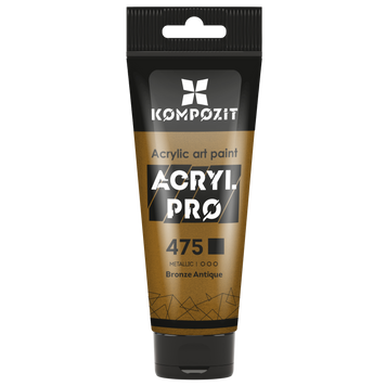Акриловая краска Acryl PRO Metallic №475 бронза античная, 75 мл 743928 фото