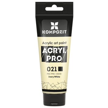 Акриловая краска Acryl PRO №021 слоновая кость, 75 мл 743902 фото