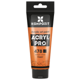 Акриловая краска Acryl PRO Metallic №478 медь, 75 мл фото