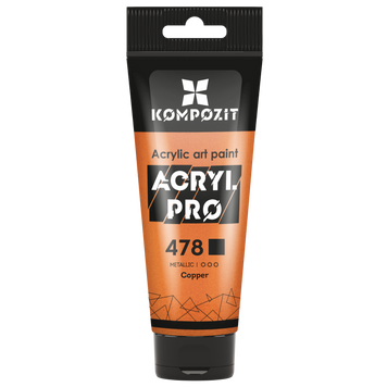 Акриловая краска Acryl PRO Metallic №478 медь, 75 мл 743929 фото