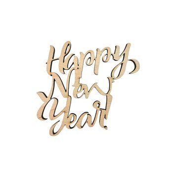 Надпись "Happy New Year!", 7,5 см 134697 фото