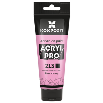 Акриловая краска Acryl PRO №213 розовый основной, 75 мл 743904 фото