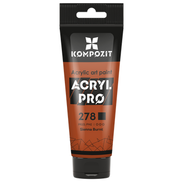Акриловая краска Acryl PRO №278 сиена жженая, 75 мл 743905 фото