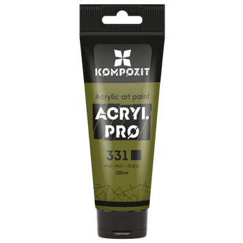Акриловая краска Acryl PRO №331 оливковый, 75 мл 743906 фото