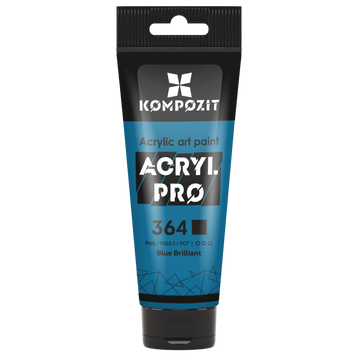 Акриловая краска Acryl PRO №364 ясно голубая, 75 мл 743908 фото